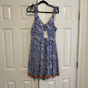 NWT - THML dress with shoulder ties